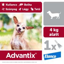 Advantix spot on 0-4kg Advantix spot on 4kg alatt